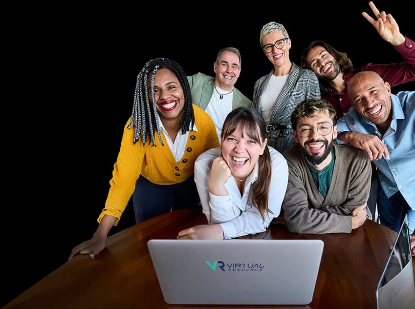 The VirtualResource team collaborating